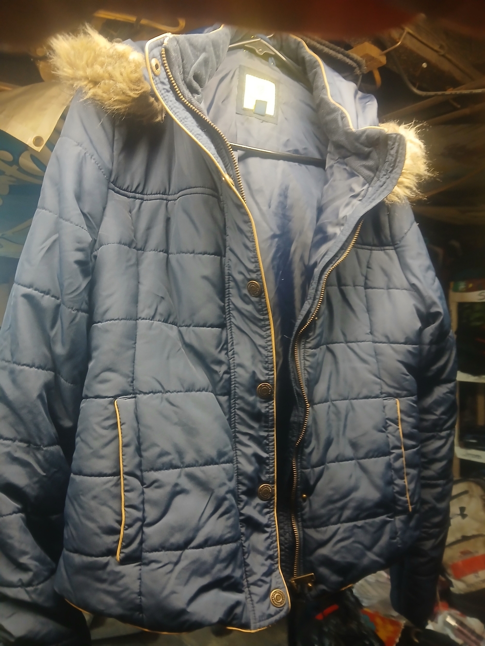 Prince & Fox Navy Puffer Jacket XL